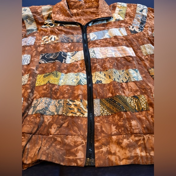 🤎🧡VINTAGE Nativewear designs  Jacket  bomber , Reversible two-view jacket, (M)🤎🧡 - Picture 4 of 17